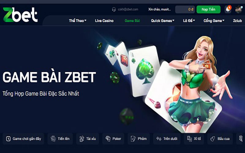 Giới thiệu Zbet – Nhiều cổng game tích hợp tính năng giải trí